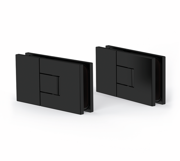 Shower door hinge Juna®, glass-glass 180°