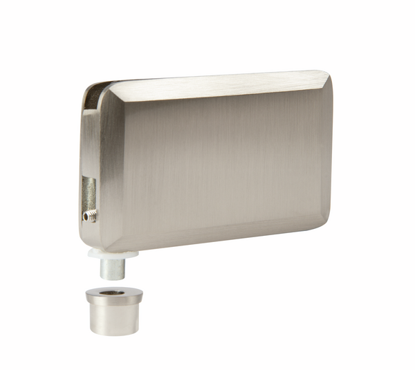 Furniture corner hinge Vitreasy 006, glass-wood