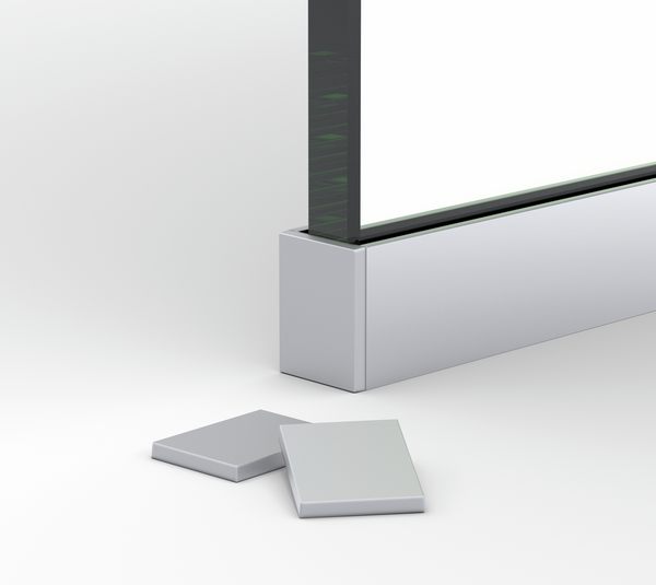 U-profiles end cap set