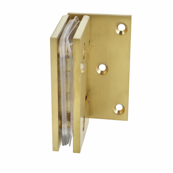Bilbao brass shower door hinge