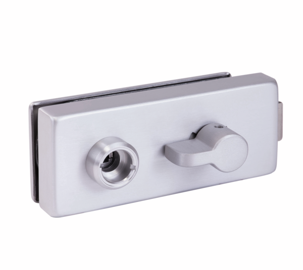 Serrure pour porte en verre Studio WC