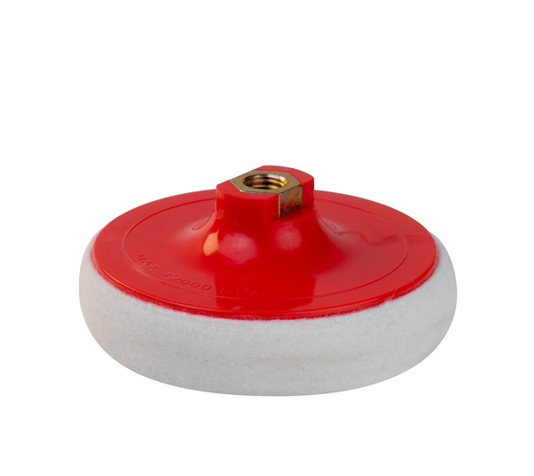 Plato de fieltro con brida roscada M14, Ø 125 mm