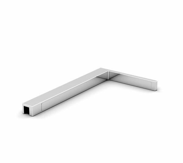 Stabilising bracket, glass-wall 90°, DIN left