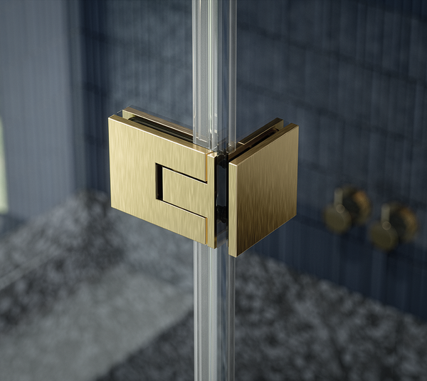 Angle connector Juna®, glass-glass 90°