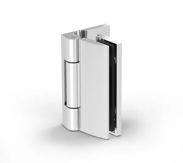 Avila shower door hinge, glass-wall 90°, opening outwards