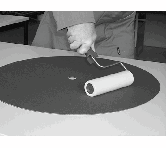 Rubber magnetic disc Ø 600 mm