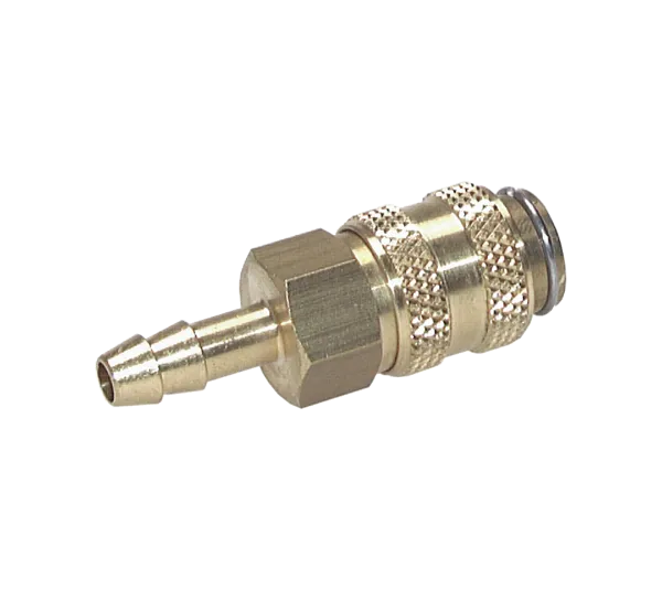 Coupling socket (NW5) 9 (3/8") mm hose, brass