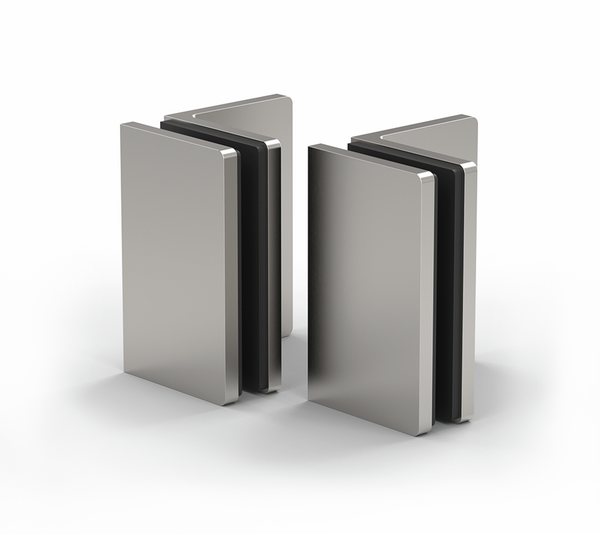 Connettore angolare Santos, vetro-muro 90°