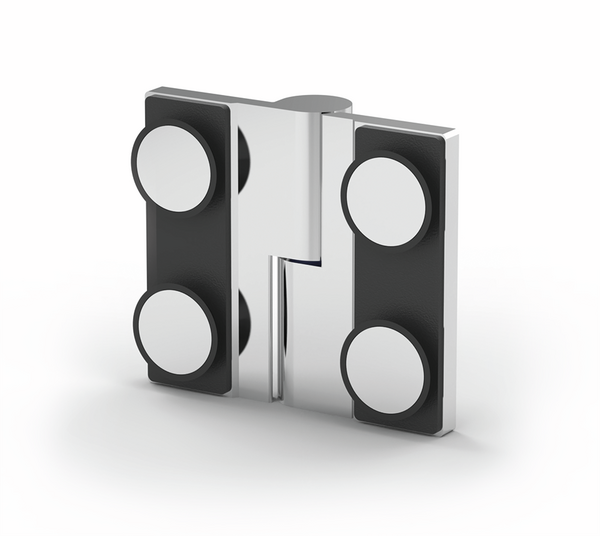 Shower door hinge Arta FM, glass-glass 135-180°