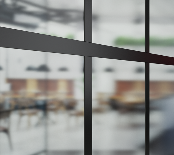 FrameTec Select 2.0 decorative glazing bar profile, industrial look