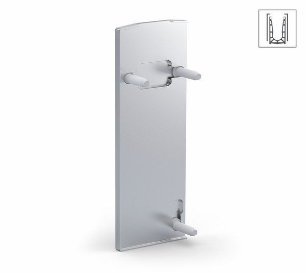 Tappo terminale VetroMount® profilo laterale Y