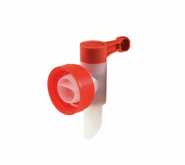 Drain tap for 10 litre canister of glass cleaner