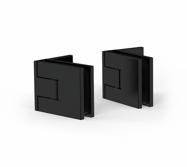 Shower door hinge Juna®, glass-wall 90°
