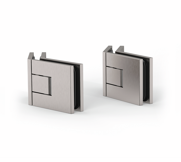 Paumelles de douche Juna®, verre-verre 135°