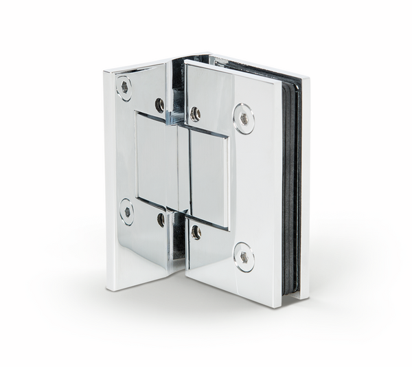 Bilbao Premium shower door hinge, glass-wall 90°