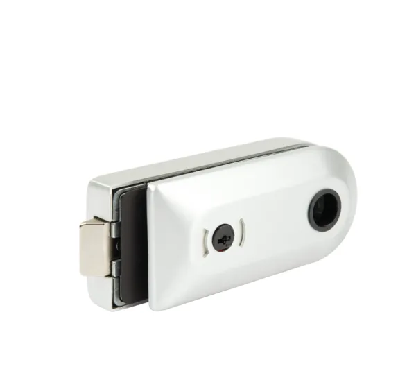 Studio cerradura de puerta de cristal WC, redonda