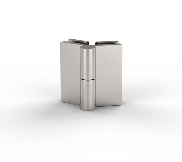 Bisagra para puerta de ducha Arta, cristal-cristal 135° - 180°
