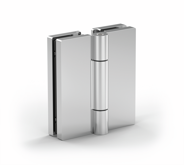 Madrid shower door hinge, glass-glass 180°