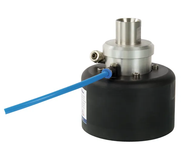 Water feed chuck incl. receiving shaft