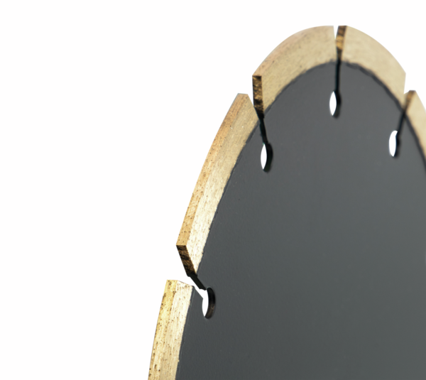 Hoja de sierra diamantada segmentada para vidrio ø 150 mm