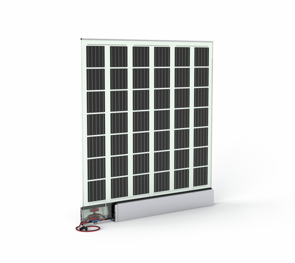 VetroMount® photovoltaic spacer block