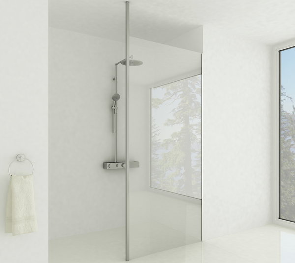 BO5215435 Vigo Perfil para mampara de bano, cuadrado de 30x30mm, longitud 2800mm