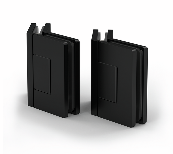 Shower door hinge Santos, glass-glass 135°