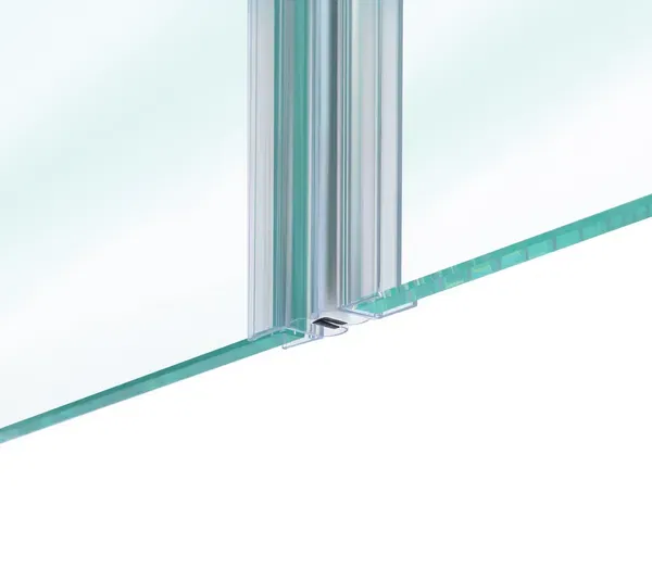 Shower door seal with magnet 180° for swing doors