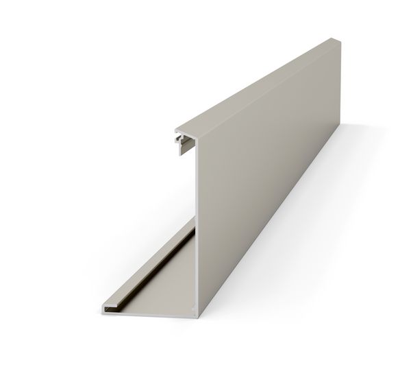 VetroMount® Slim side cover profile, for side profile