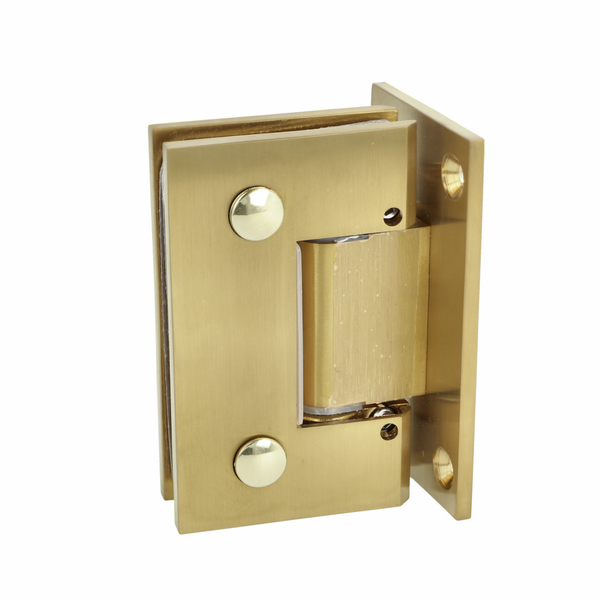 Bilbao brass shower door hinge