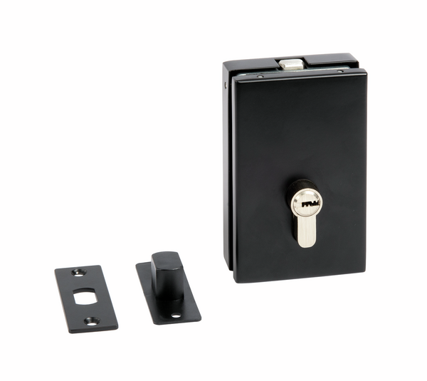 Corner lock, single-sided cylinder lock rosette, profile cylinder