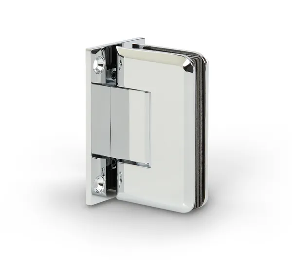 Barcelona shower door hinge, glass-wall 90°