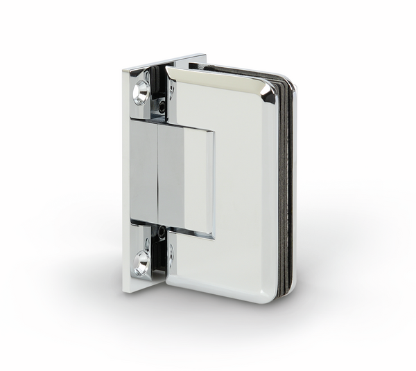 Paumelle de douche Barcelona, verre-mur 90°