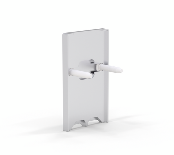 VetroMount® Slim end cap for U-shaped floor profile