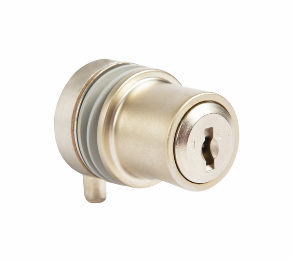 Cylinder knob / glass door lock