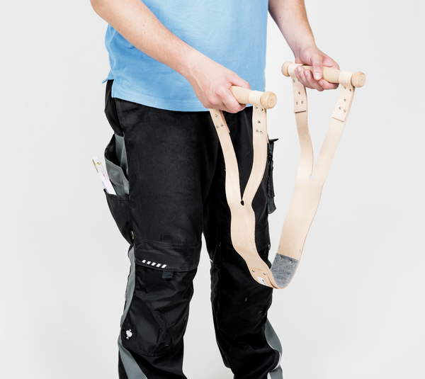 Carrying strap, leather