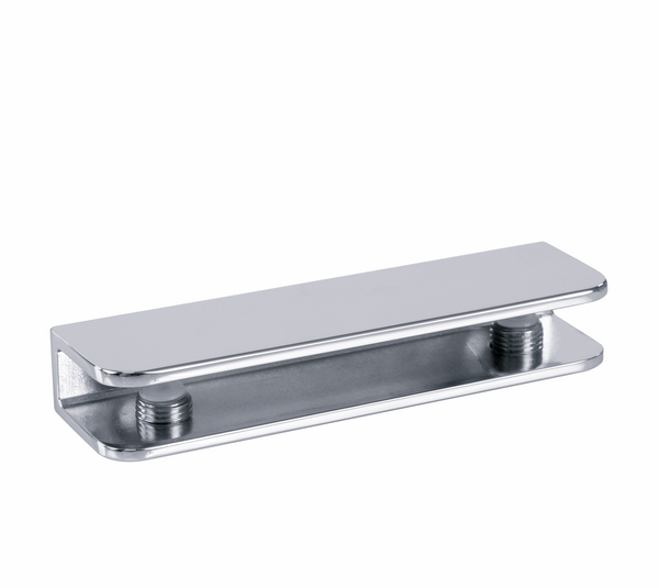 Glass shelf support angular