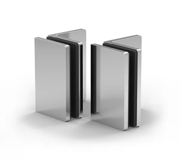 Unión angular Santos, vidrio-pared 90°