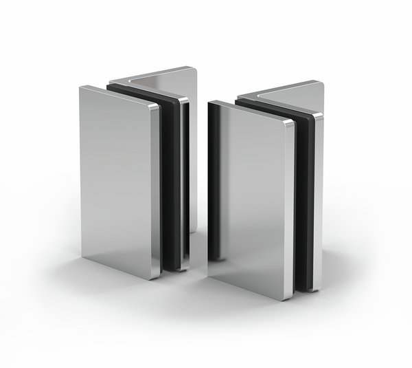 Connettore angolare Santos, vetro-muro 90°