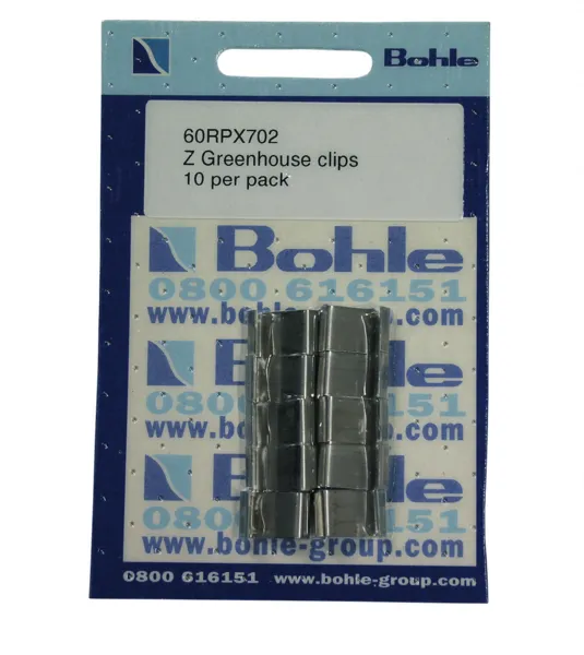 Z greenhouse clips