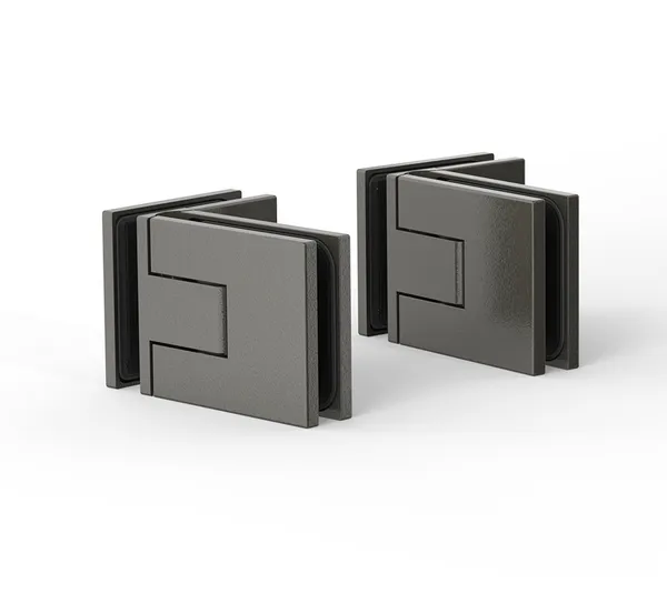 Shower door hinge Juna®, glass-glass 90°