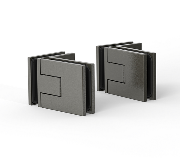 Shower door hinge Juna®, glass-glass 90°