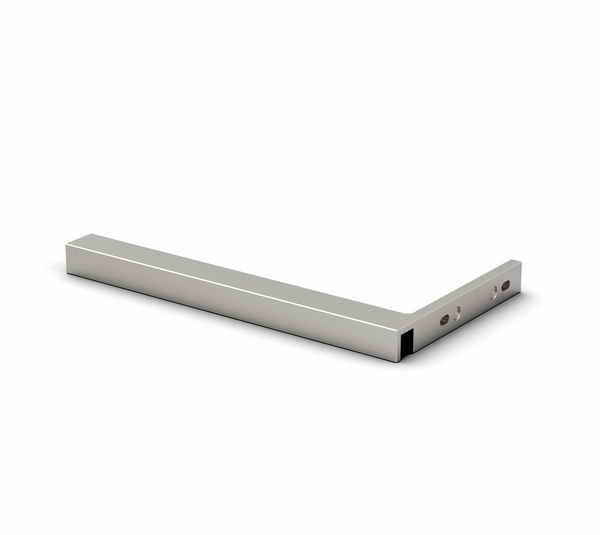Stabilising bracket, glass-wall 90°, DIN right