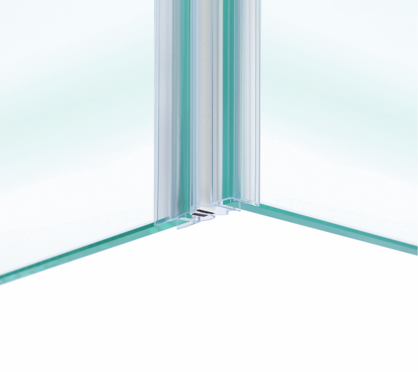 Guarnizione per porta doccia con magnete 90° per porte a battente