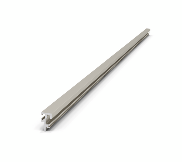 VetroMount® Slim top cover profile, for floor profile