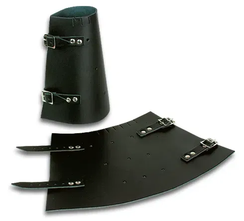 Gauntlets. Leather
