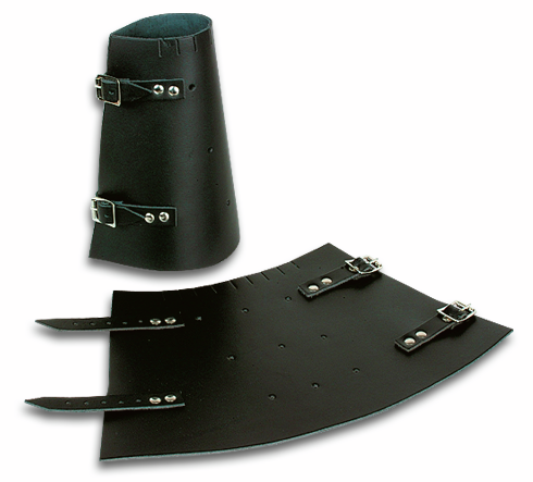Gauntlets. Leather