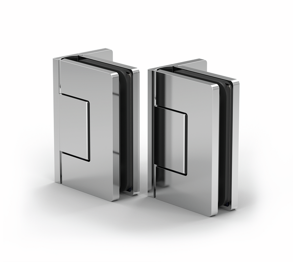 Shower door hinge Santos, glass-wall 90°