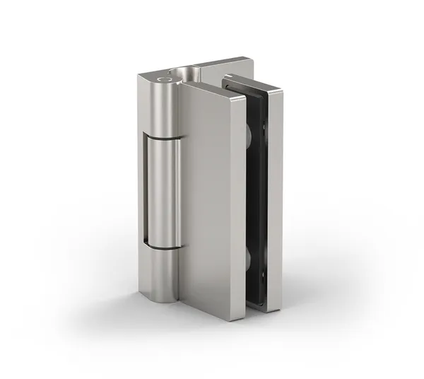 Shower door hinge Madrid, glass-wall 90°, opens outwards