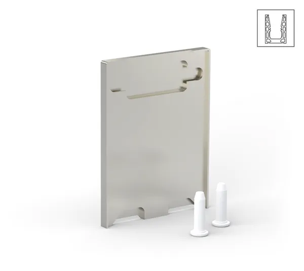 End cap VetroMount® Heavy Duty